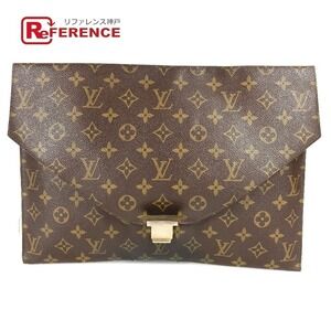 Louis Vuitton Monogram Poche Plate Bag Shoulder Bag Brown